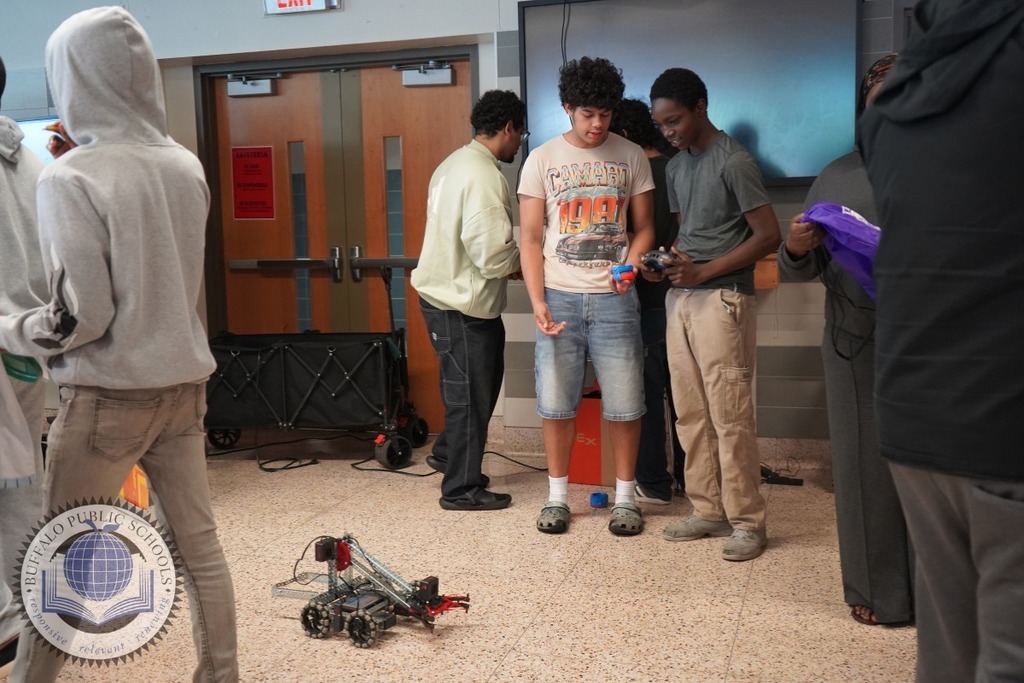 Students at High School Showcase