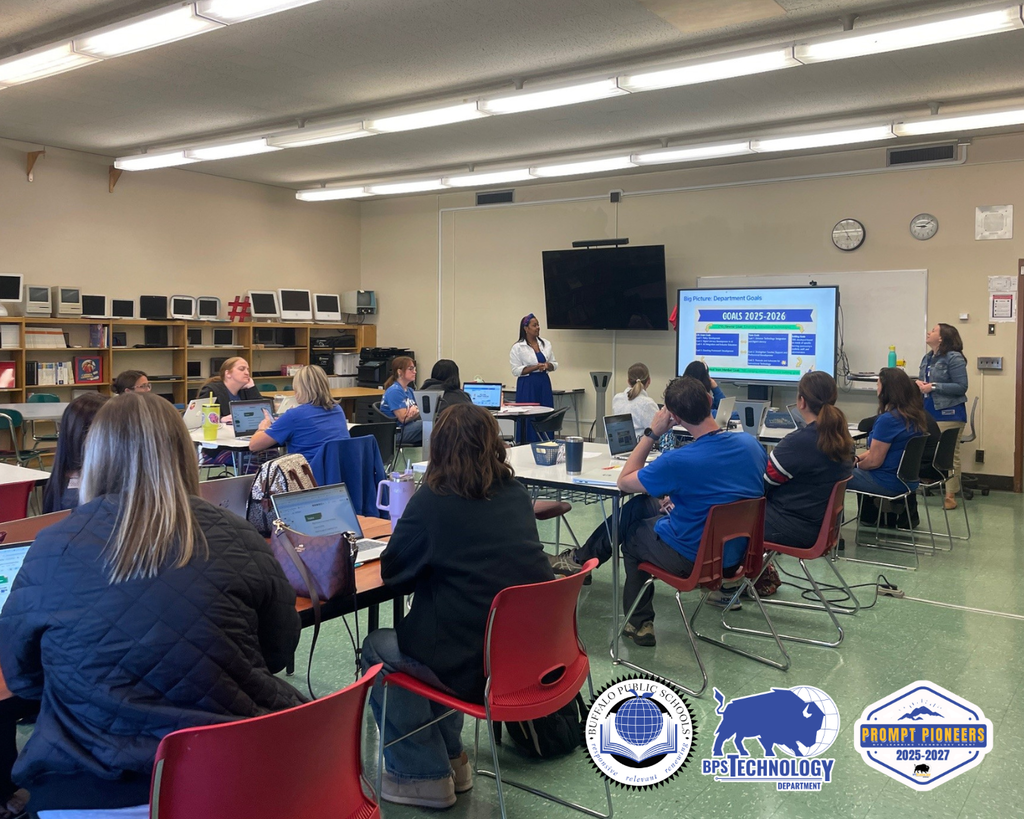 Professional Development - a person teaching to a group of instructional technology coaches