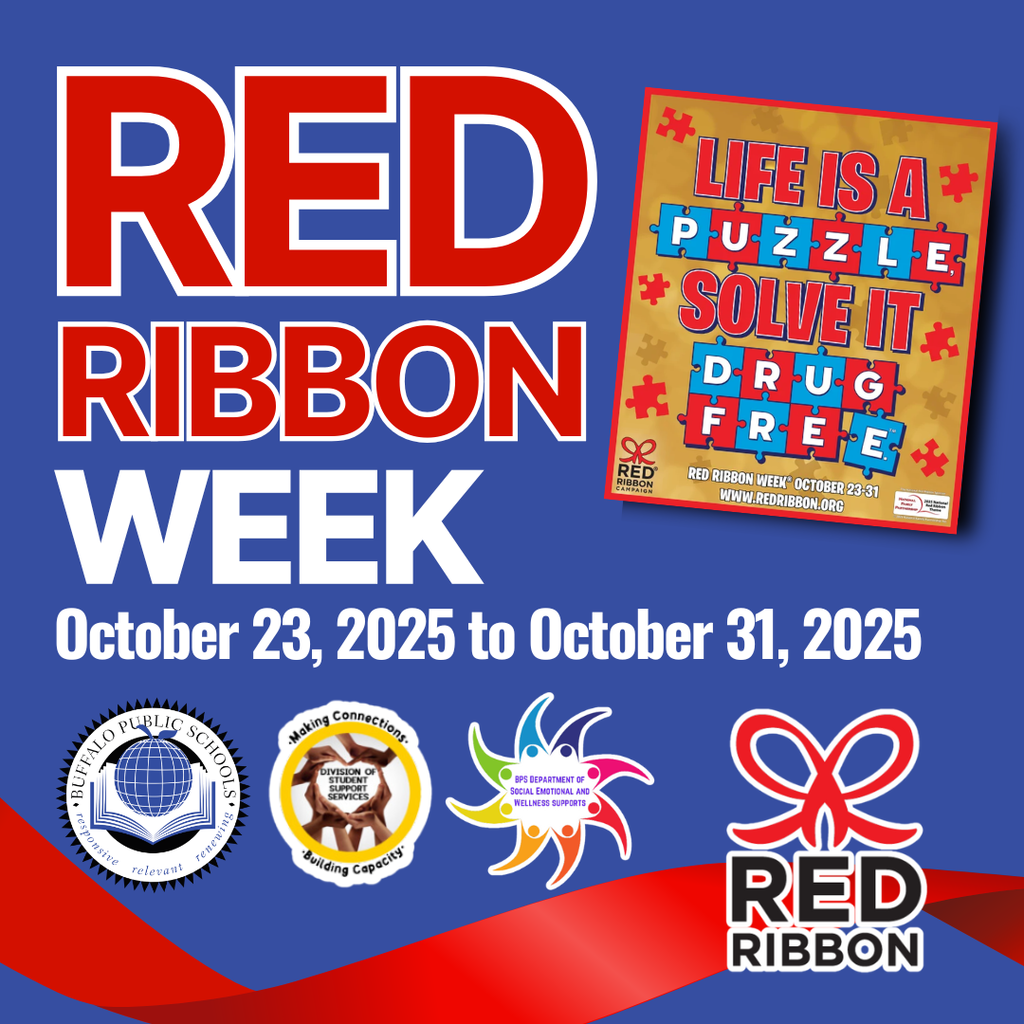 Red Ribbon Week October 23, 2025 to October 31 2025
