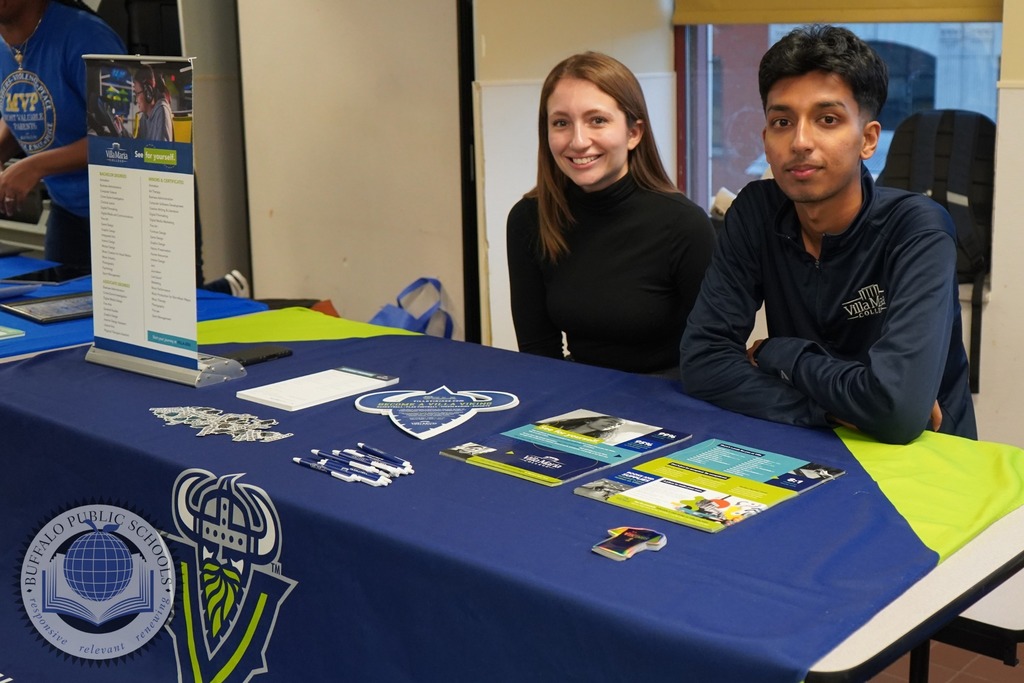 Community Partner at a table