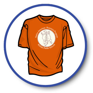Orange Tee Shirt with NARP Logo on it