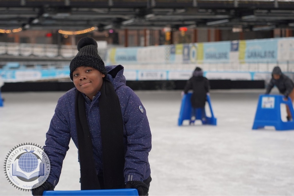 Students Ice Skating