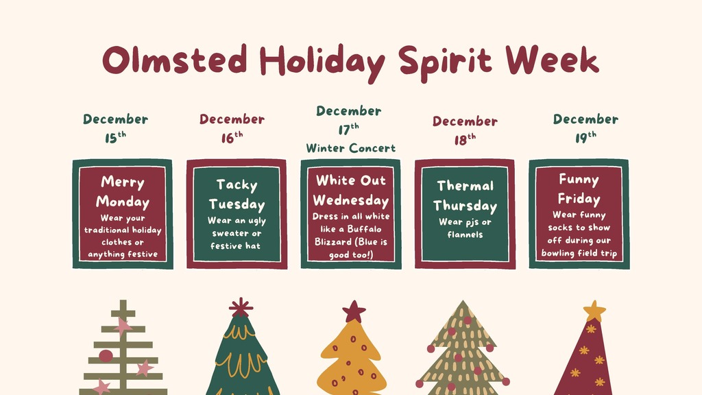 Holiday Spirit Week 12