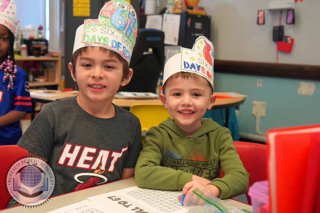 Two students sitting at a desk