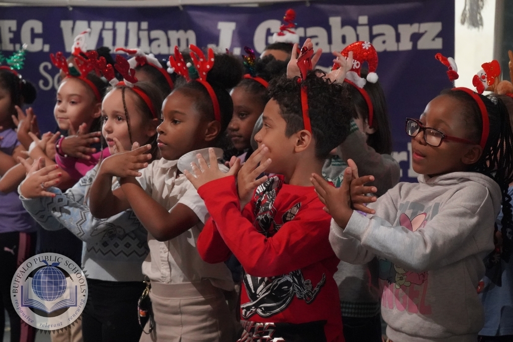 Elementary Students Singing