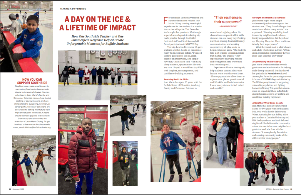 Check out this amazing article about our 7th grade field trip ice skating thanks to generosity of Mrs. Dickey's neighbors!
