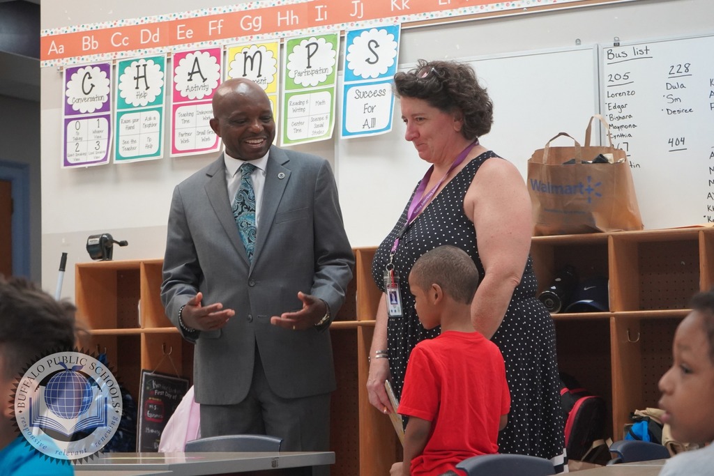 Superintendent Mubenga in the School Community