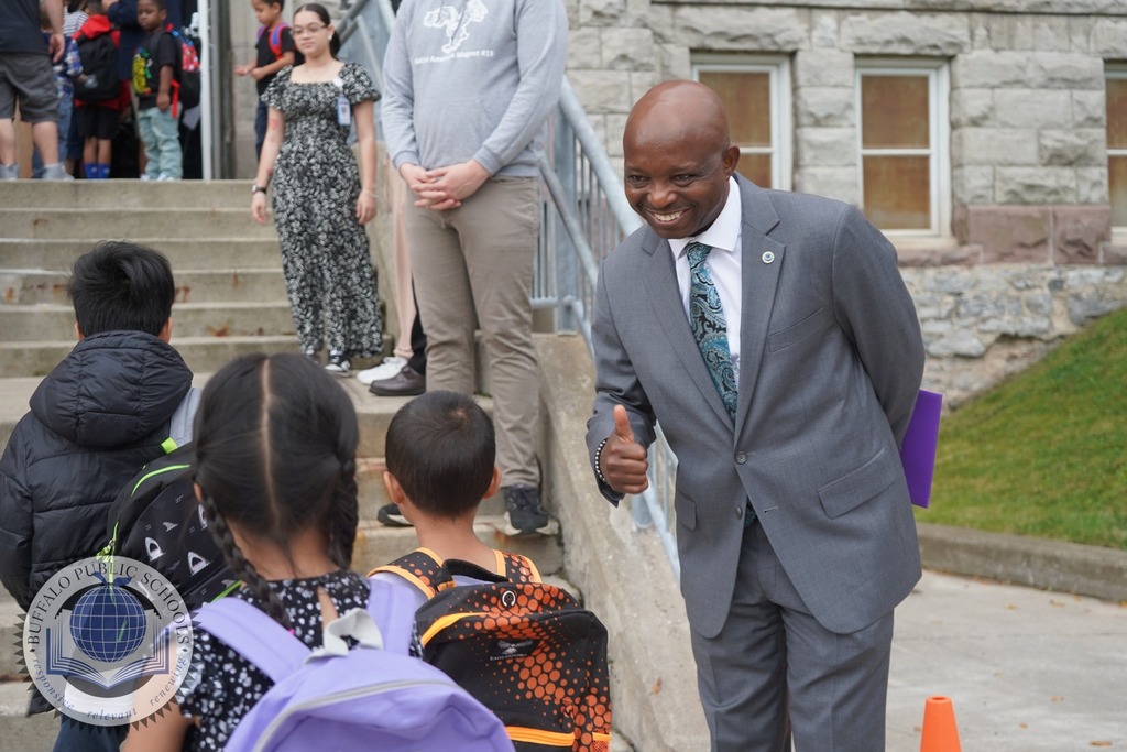 Superintendent Mubenga in the School Community
