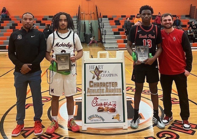 Basketball Coaches and Players from McKinley and South Park