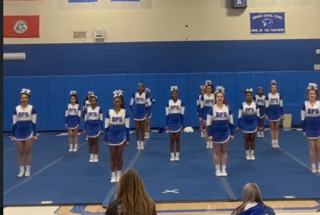 BPS Competitive Cheerleading  Squad cheering