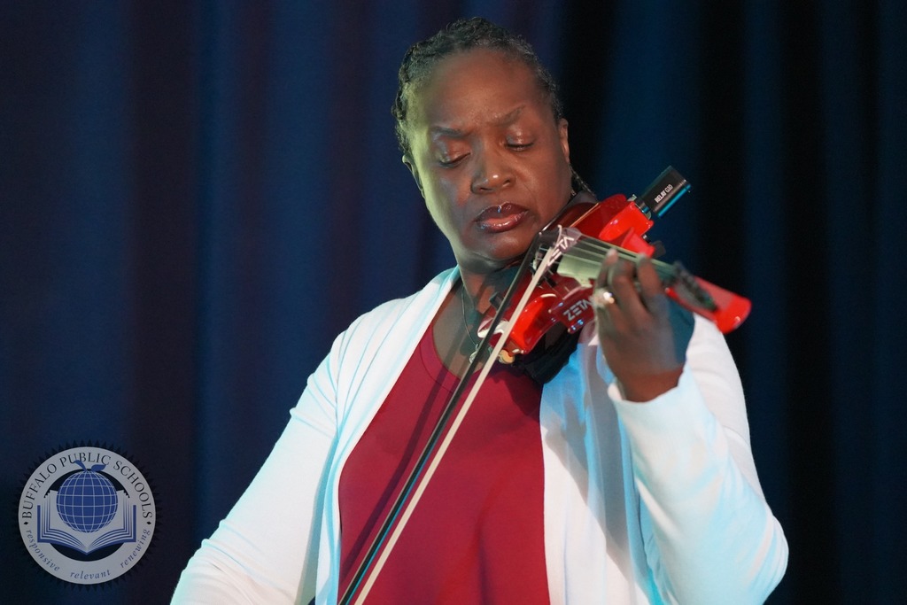Teacher Playing Violin