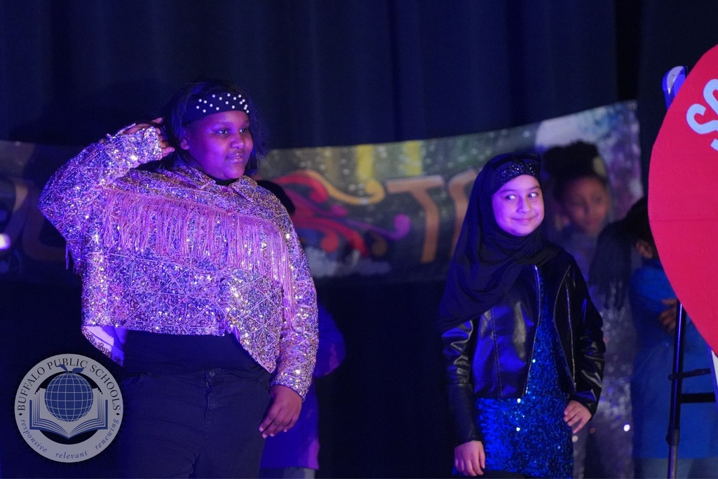 Students performing a musical