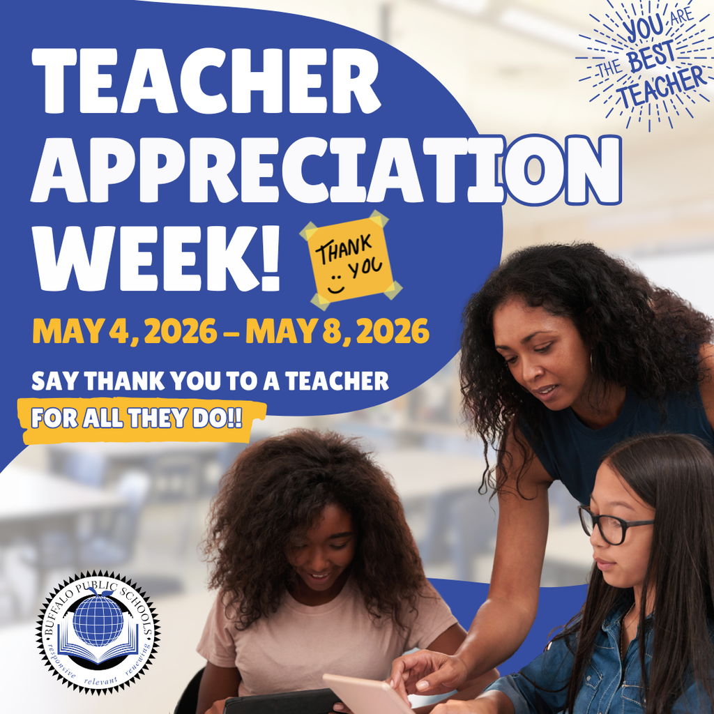 week! Teacher Appreciation Say thank you to a teacher for all they do!! May 4, 2026 - MaY 8, 2026