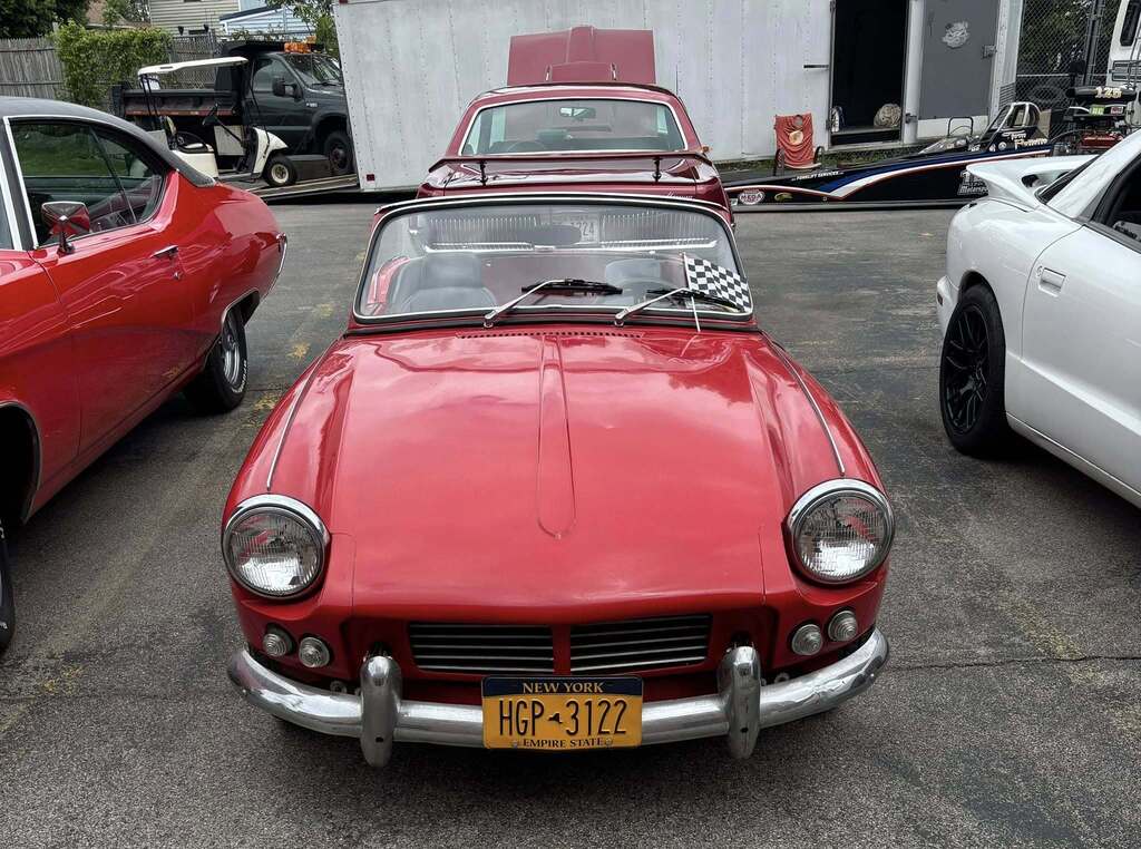 red convertable