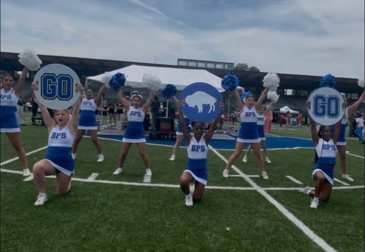 bps cheerleaders performing