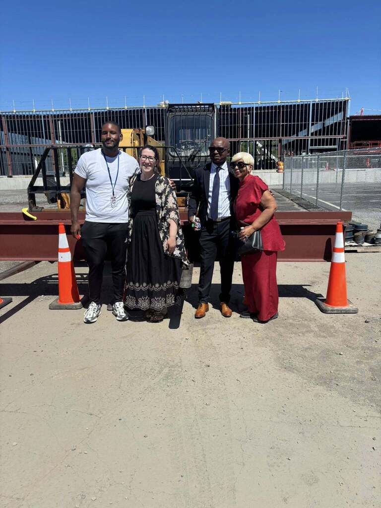 Dr. Mubenga with Board Members