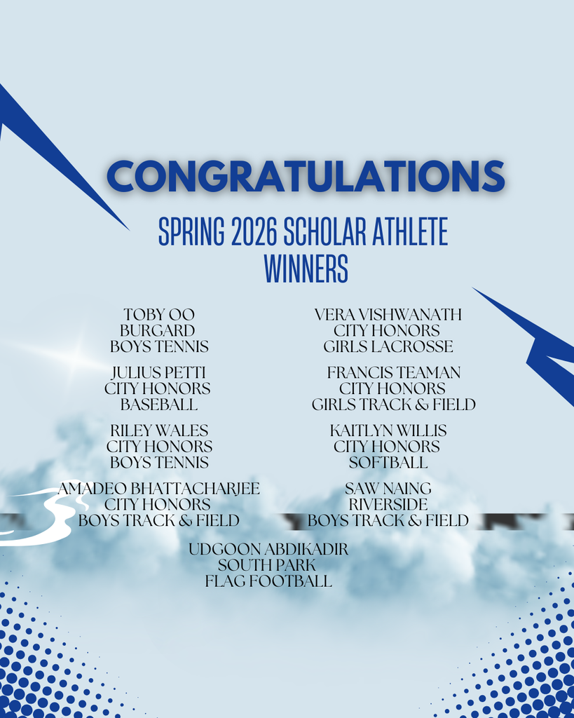 Spring 2026 Scholar Athlete Winners