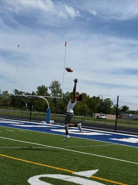 Students Playing Flag Football