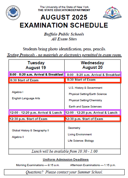 Click to View Schedule