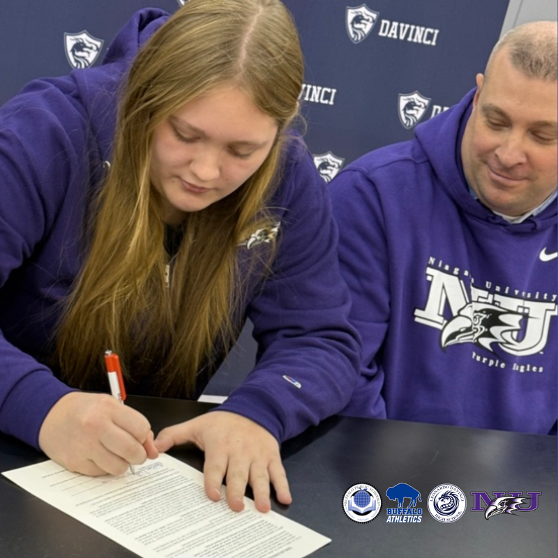 Madison Signing Letter of Commitment