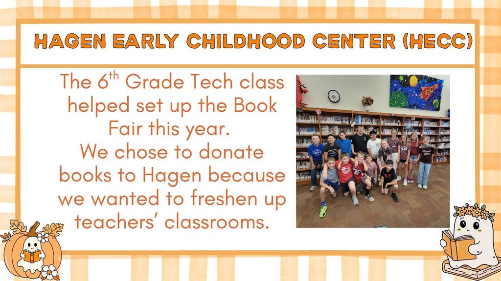 2025 BookFair - 6th Grade Donation