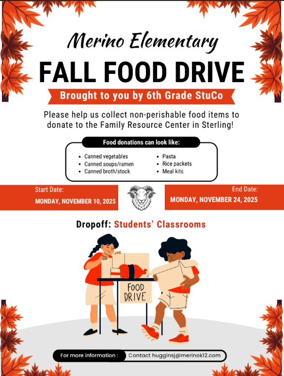 Fall Food Drive - StuCo 2025