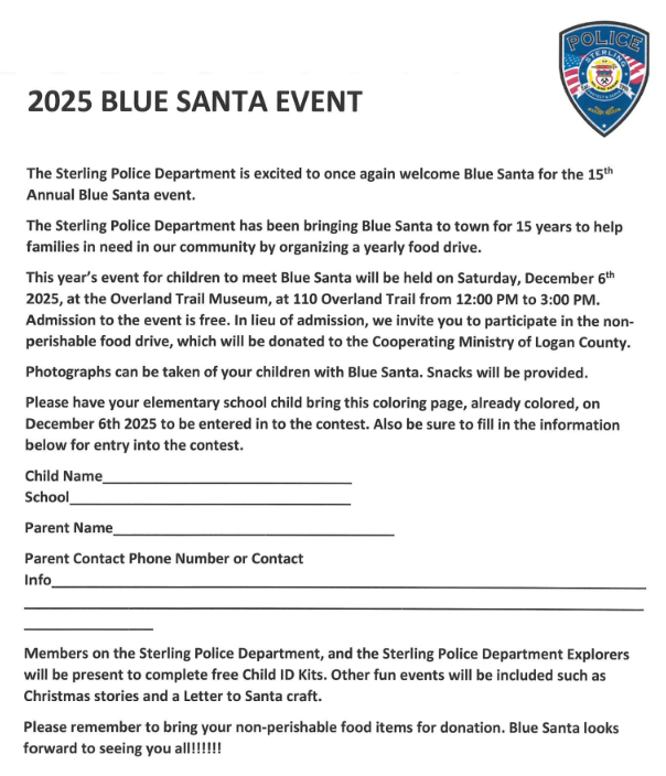 Blue Santa 2025