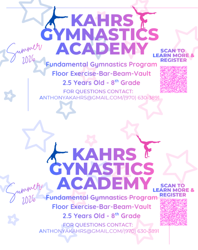 Kahrs Gymnastics Academy 2026
