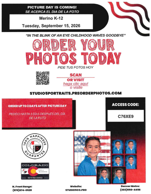 Orders for Picture Day 2026