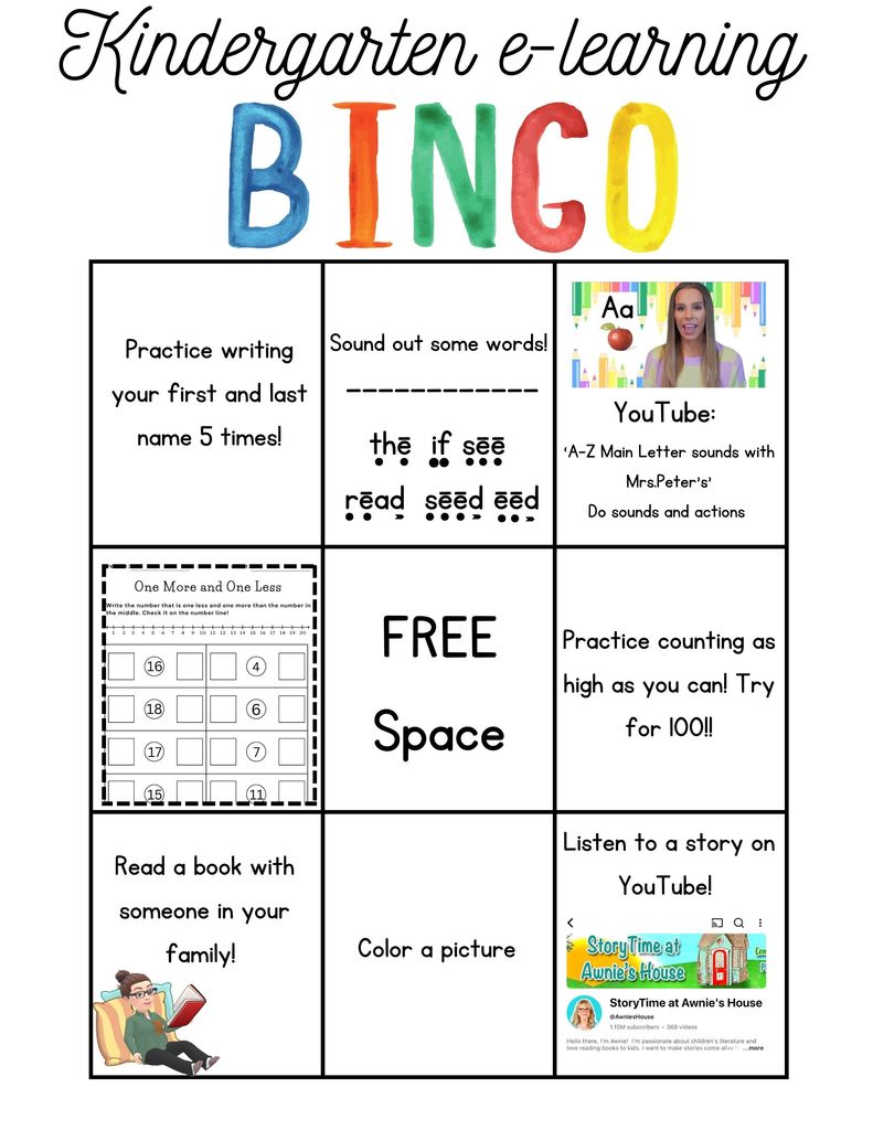 Bingo Card K