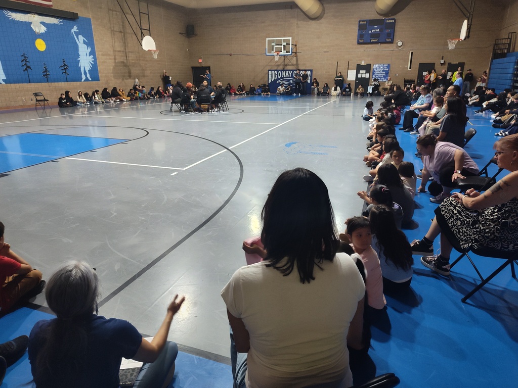 Opening Ceremony on the first day of school for Bugonaygeshig 2026-2027 School Year