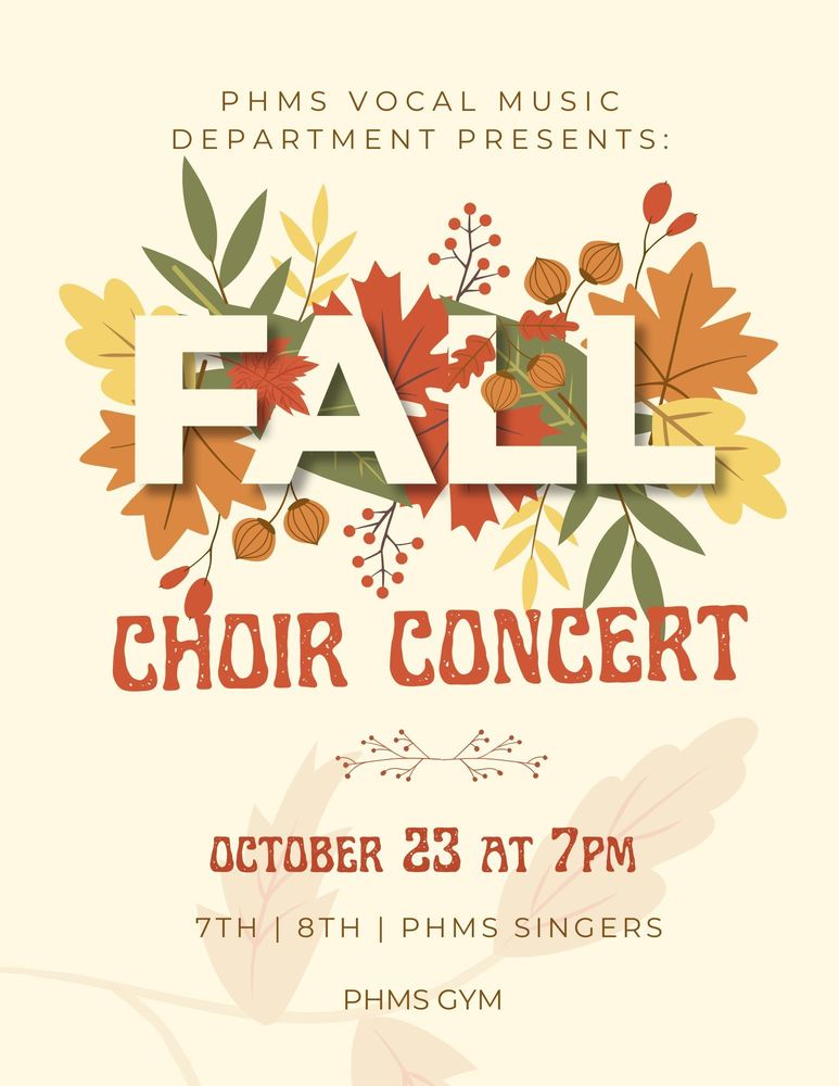 Fall Choir Concert