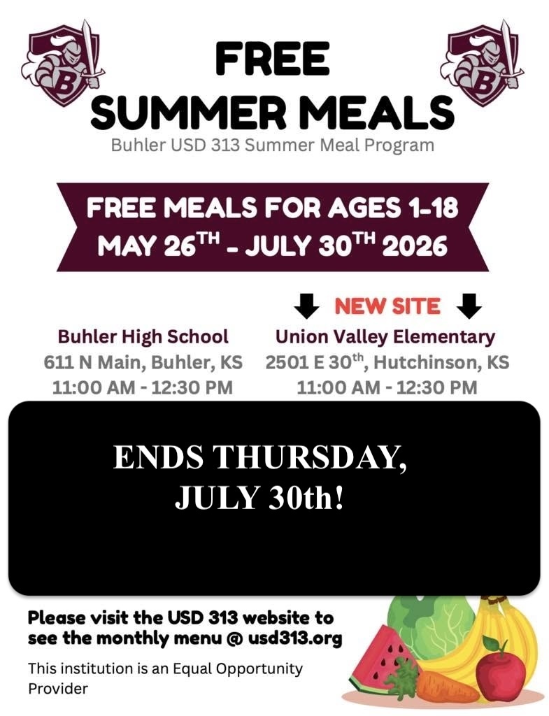 lunches end Thursday