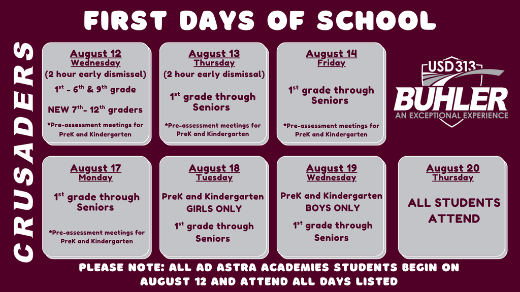 First days