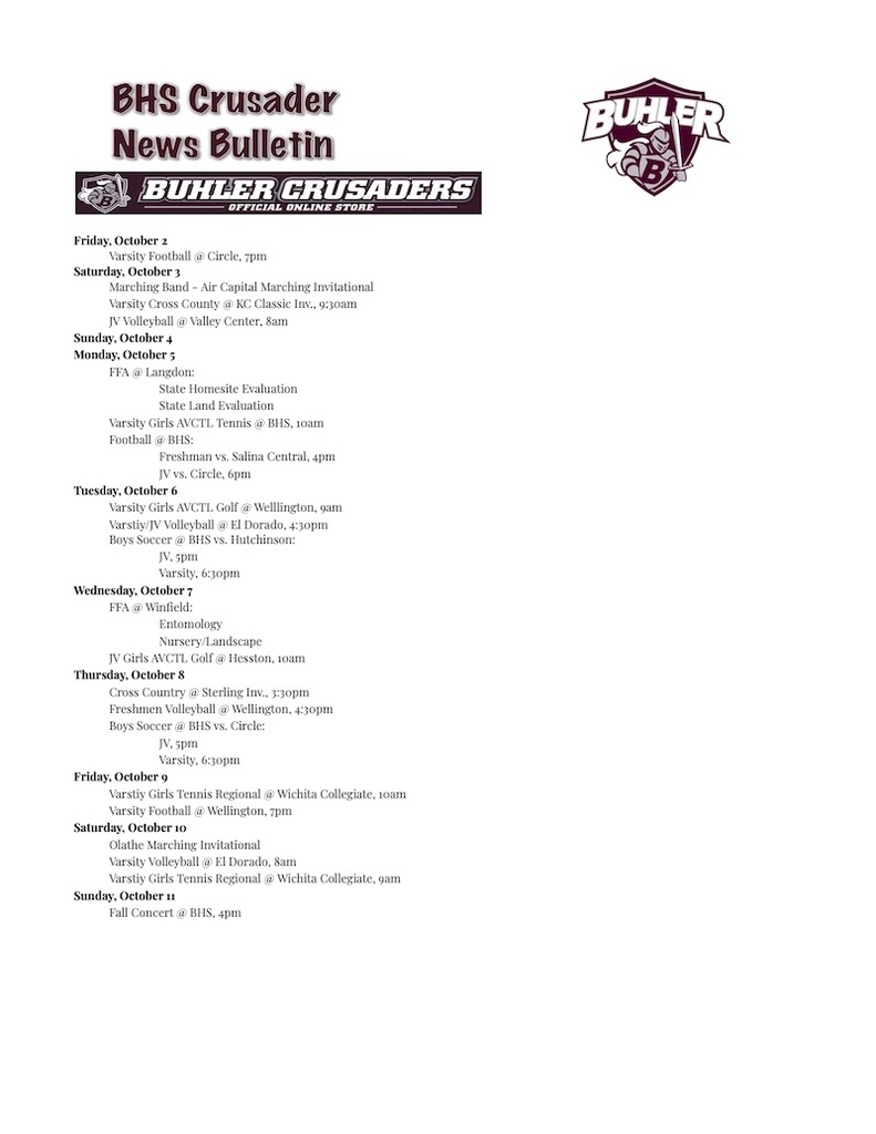 BHS News Bulletin