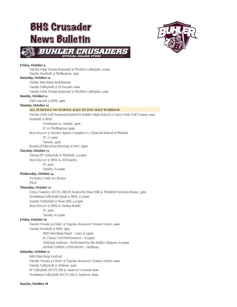 BHS News Bulletin