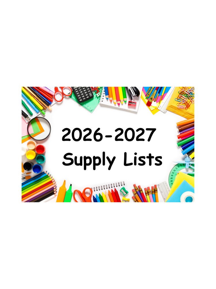 26-27 Supply Lists