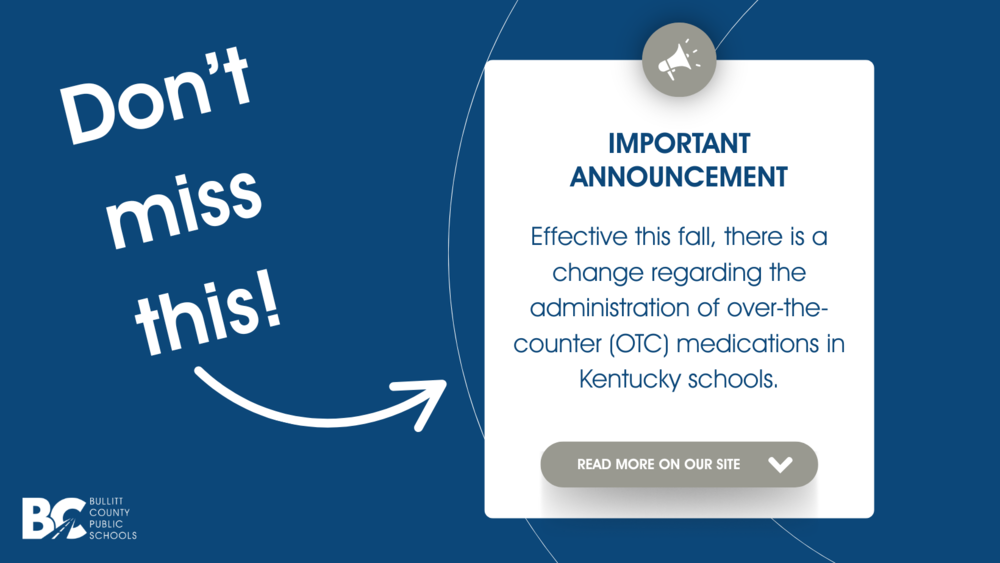 OTC Meds Update