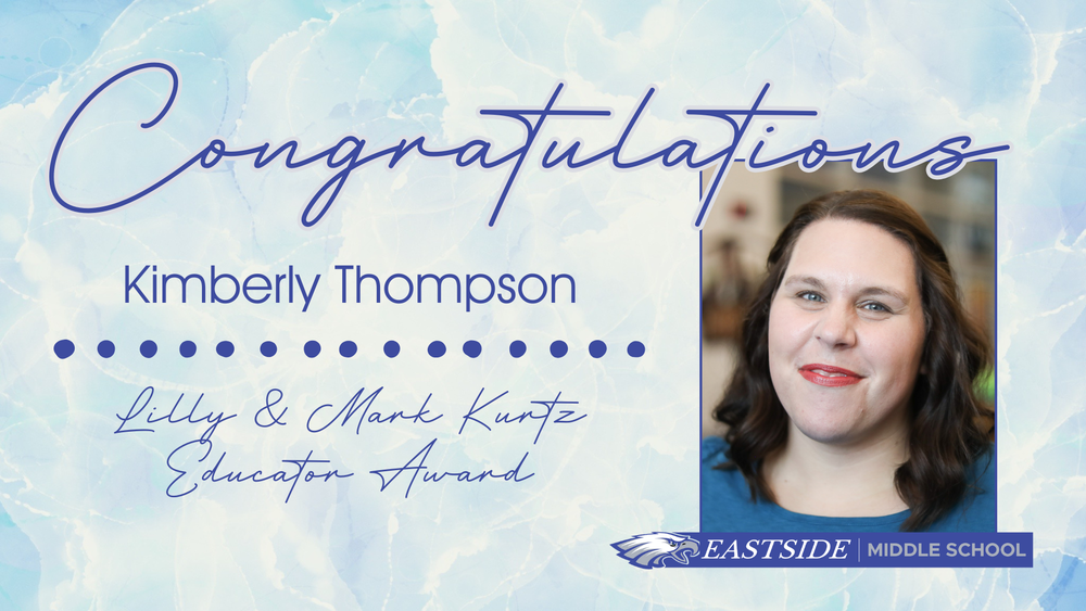 Congratulations to Kimberly Thompson