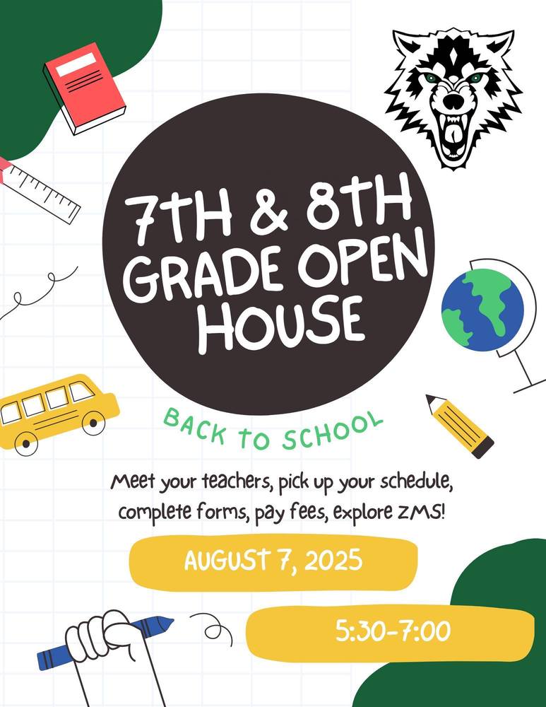 7th/8th grade open house