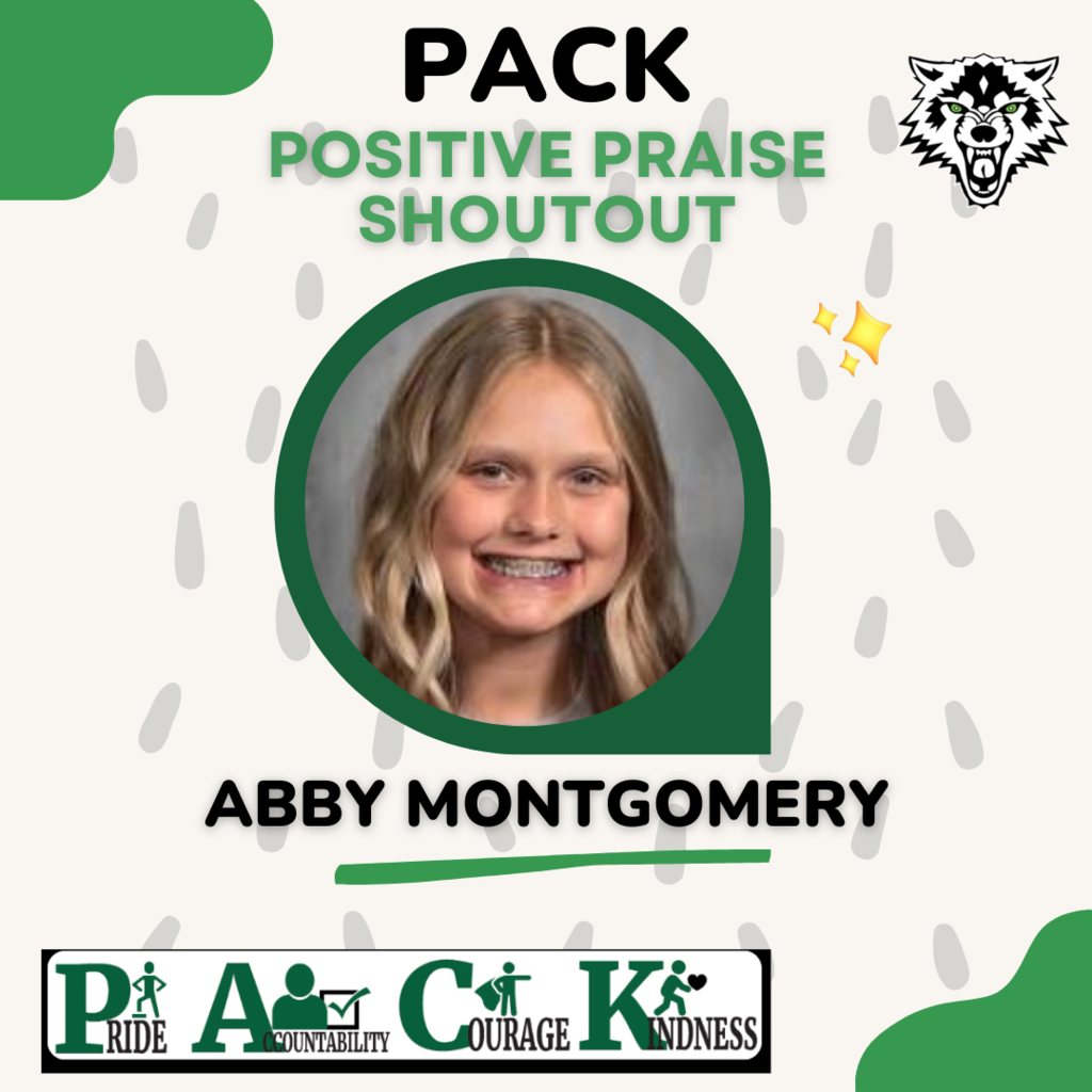 pack student of week