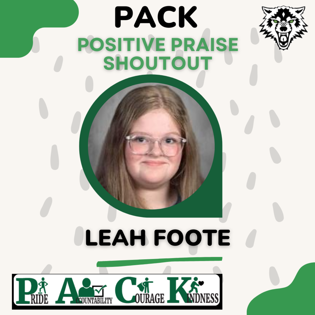 PACK shoutout