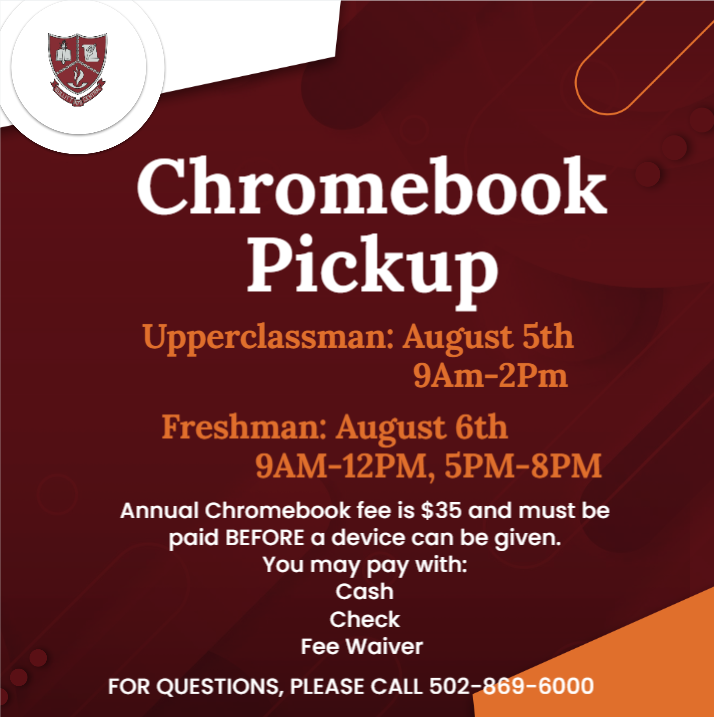 Chromebook Pickup Information
