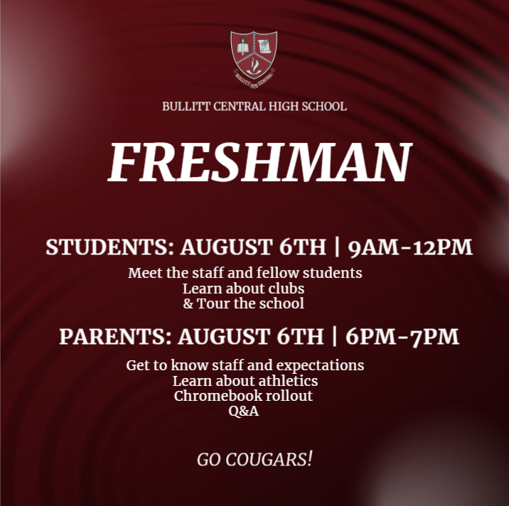 Freshman Orientation Information