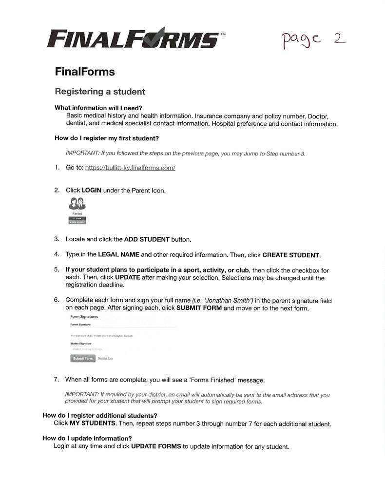 Final Forms, Page 2