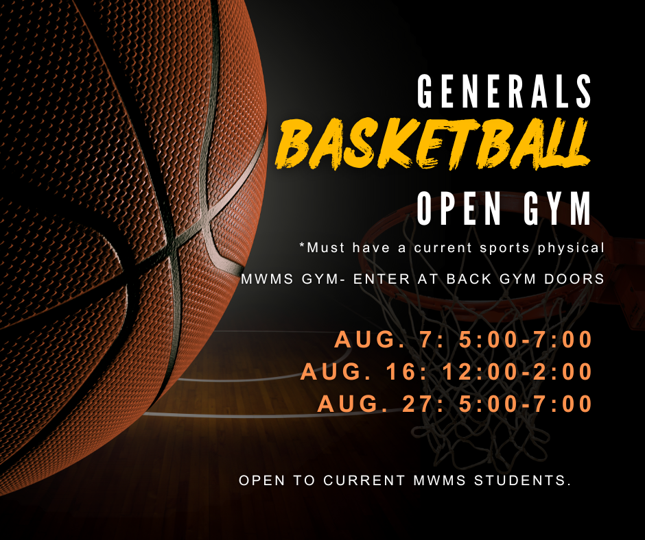 Generals Basketball Open Gym