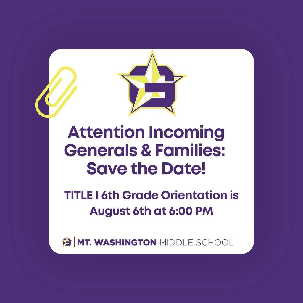 6th Grade Open House
