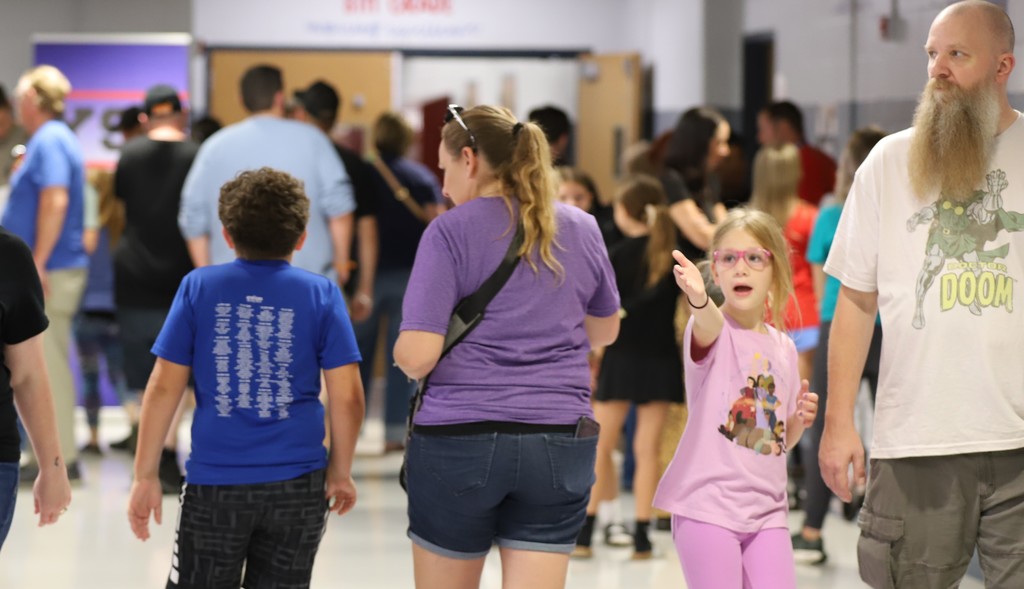 BLMS Students in Hall