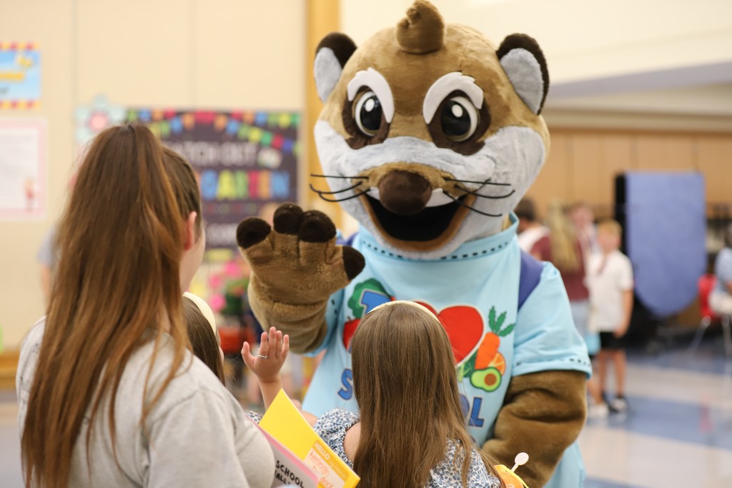 Mealton with Students at Open House