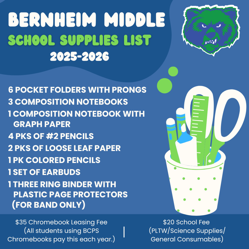 2025-2026  School Supply List